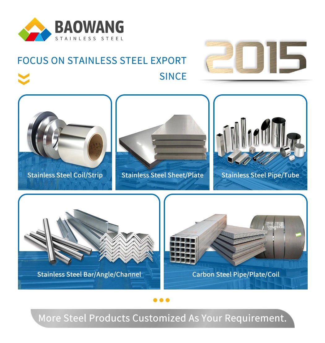 Hot Rolled 3mm 5mm 10mm Thickness AISI 304 304L 316L Stainless Steel Plate