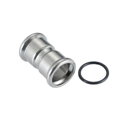 Good price Industrial Stainless Steel Press Pipe Fittings SS304 SS316L Straight Connector online