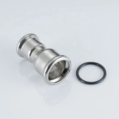 Good price SS304 316L Reducing Coupling Stainless Steel Pipe Connector Press Fittings online
