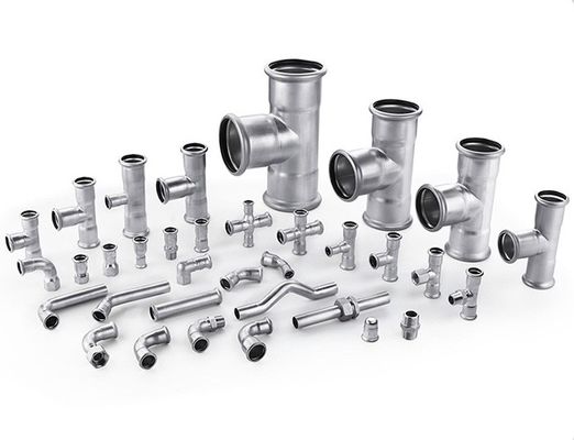 Good price SS304 316L Reducing Coupling Stainless Steel Pipe Connector Press Fittings online